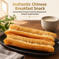 Bâtonnets de pain de pâte frite congelée instantanée Youtiao fournis par l'usine chinoise pour l'emballage en vrac du petit-déjeuner asiatique