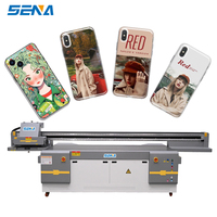 Printer Flatbed UV Inkjet Dual Print Head SENA Baru 2500x2000mm untuk Casing Ponsel, Kartu, Label, Kayu, PVC, Kulit, Kaca