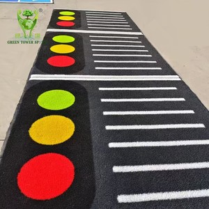 25mm Résistant À L'abrasion Enfants Aire De Jeux Plancher Coloré arc-en-ciel <span class=keywords><strong>Gazon</strong></span> Artificiel Maternelle Tapis Synthétique <span class=keywords><strong>Gazon</strong></span> - Product Image 4