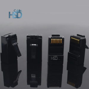 Connecteurs réseau Ethernet RJ45, 8 connecteurs non blindés, 8 connecteurs avec prise modulaire 8P8C, en Nylon, CAT6 - Product Image 3