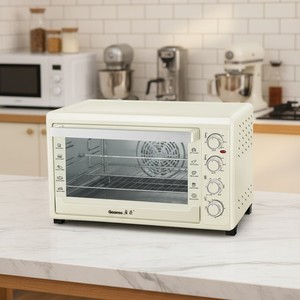 Horno eléctrico Gaarnea de 60L con convección y función de freidora de aire, multifuncional para hornear en la cocina del hogar. - Product Image 1