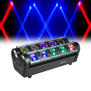 2025 thông minh RGBW 400W ấm trắng DMX512 điều khiển bằng giọng nói KTV kho DJ Sân khấu ánh sáng nhện hình lắc đầu <span class=keywords><strong>LED</strong></span> - Product Image 1