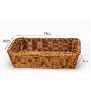 Canasta de mimbre mây <span class=keywords><strong>wicker</strong></span> Dã Ngoại Trái Cây Rau giỏ phục vụ khay bán buôn <span class=keywords><strong>wicker</strong></span> trái cây giỏ quà tặng mây khay - Product Image 4