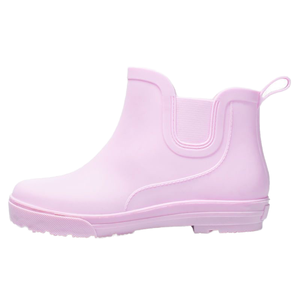 Wholesale Women's Lightweight PVC Chelsea Ankle Boots Anti-Slippery Waterproof Recyclable Rubber <b>Insole</b> for Rain Summer Winter - Product Image 1