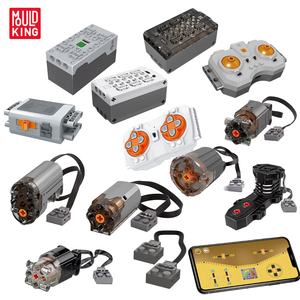 Mould <span class=keywords><strong>King</strong></span> Blocs de construction Grue mobile électrique, Véhicule d'ingénierie, Kit d'assemblage MOC DIY, <span class=keywords><strong>Jouet</strong></span> motorisé avec fonctions de commande - Product Image 2