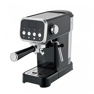 Casa ufficio Espresso macchina da caffè semi-automatica Display temperatura Barista caffè Espresso macchina fabbrica all'ingrosso auto presa