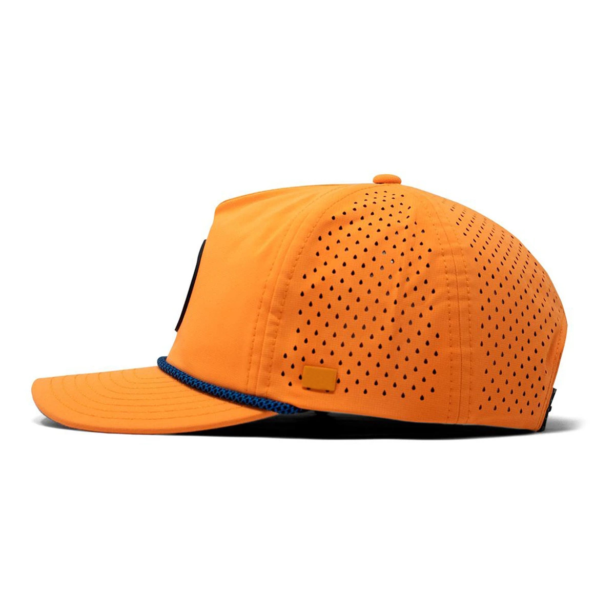 Famous brand Laser Cut Mesh Caps Mens  5 panel Pvc Patch Hat
