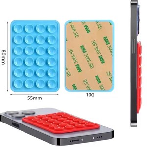 Custodia personalizzata con logo in Silicone custodia per telefono con supporto adesivo compatibile custodie antiscivolo per accessori mobili impugnatura per telefono di aspirazione - Product Image 4