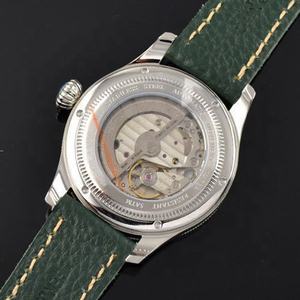 Oem Automatische Mechanische Horloges Met Glazen <span class=keywords><strong>Japan</strong></span> Miyota Beweging Zinklegering Geval En Lederen Band Duiker Analoge Wijzerplaat Display - Product Image 4