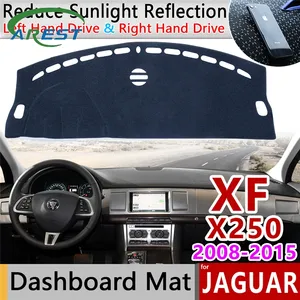 Dành Cho Jaguar XF 2008-2015 X250 Thảm Chống Trượt Bảng Điều Khiển Pad Tấm Che Nắng Dashmat Phụ Kiện Thảm 2009 2010 2011 2012 2013 2014