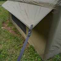 Tente gonflable Air Camp Pro à double couche en tissu Oxford 300D, revêtement imperméable, résistante à la neige, installation facile, abri extérieur pour la famille