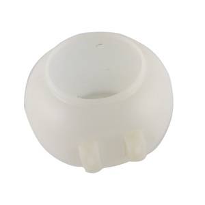 White Plastic Round Suspended Feeder Pigeon And Bird Feeder - Product Image 1