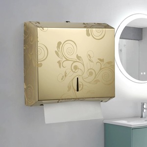 Distributeur mural moderne en acier inoxydable pour serviettes en <span class=keywords><strong>papier</strong></span>, <span class=keywords><strong>sans</strong></span> perçage, support suspendu pour mouchoirs, cuisine, salle de sport, hôtel, toilettes - Product Image 4