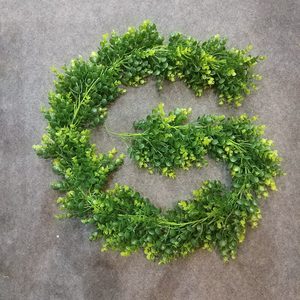 Vente en gros de 1,9 m de plantes artificielles suspendues en <span class=keywords><strong>plastique</strong></span>, lianes d'eucalyptus vertes pour la décoration intérieure - Product Image 5