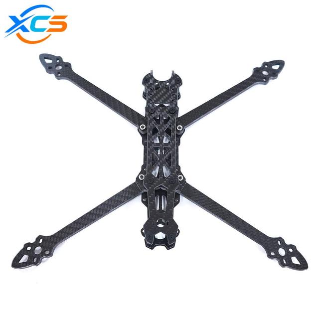 XCS Mark 4 Carbon Fiber FPV Drone Frame Kit, 5/6/7/10 Inch Racing Quadcopter Frame for Freestyle Drones