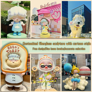 Custom Elegant Cartoon Decoration Sculpture Handmade Outdoor Resin Crafts for Indoor and Outdoor Use