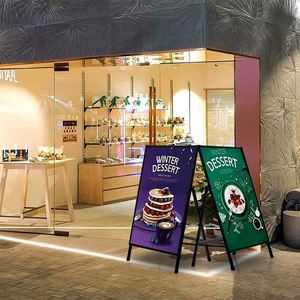 ขาตั้งป้ายแบบ A-Frame พร้อมที่ยึดสองด้าน สำหรับการส่งเสริมธุรกิจและการโฆษณาภายนอกอาคารที่เป็นมิตรกับสิ่งแวดล้อม - Product Image 5