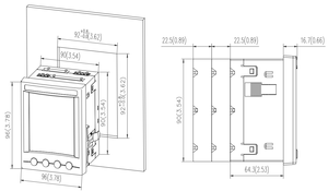 <span class=keywords><strong>Compteur</strong></span> de puissance multifonctionnel Acrel APM830, <span class=keywords><strong>triphasé</strong></span>, classe 0.2, <span class=keywords><strong>compteur</strong></span> d'électricité intelligent intégré avec RS485 - Product Image 5