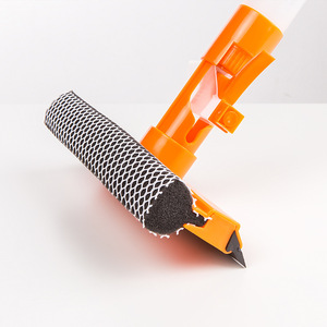 Double-Sided <b>Window</b> <b>Cleaner</b> <b>Squeegee</b> Nylon Mesh Car Glass Cleaning Tool - Product Image 3