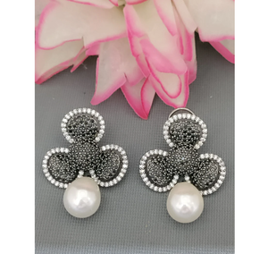 Pendientes Florales con Diamantes Americanos para Mujer, Pendientes de Circonia Cúbica Brillante, Joyería de Moda para Bodas y Fiestas - Product Image 2