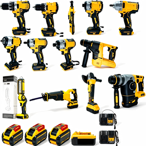 Juego de Herramientas Eléctricas DW <span class=keywords><strong>20V</strong></span> <span class=keywords><strong>con</strong></span> Baterías de Iones de Litio de Alta Capacidad Ideal para Trabajos de Carpintería y Reparaciones Automotrices. - Product Image 1