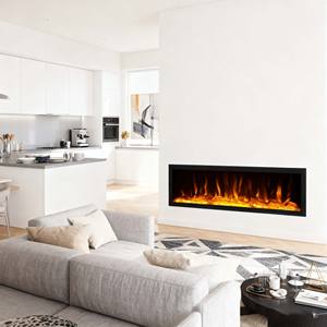 <span class=keywords><strong>Chimenea</strong></span> Eléctrica Moderna de 40''/42'' sin Calefacción con Leños Falsos para Sala de Estar - Product Image 5