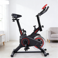 Vélo d'exercice d'intérieur, cadre en acier, équipement de fitness, écran LCD pour vélo de spinning, capacité de charge maximale de 100 kg