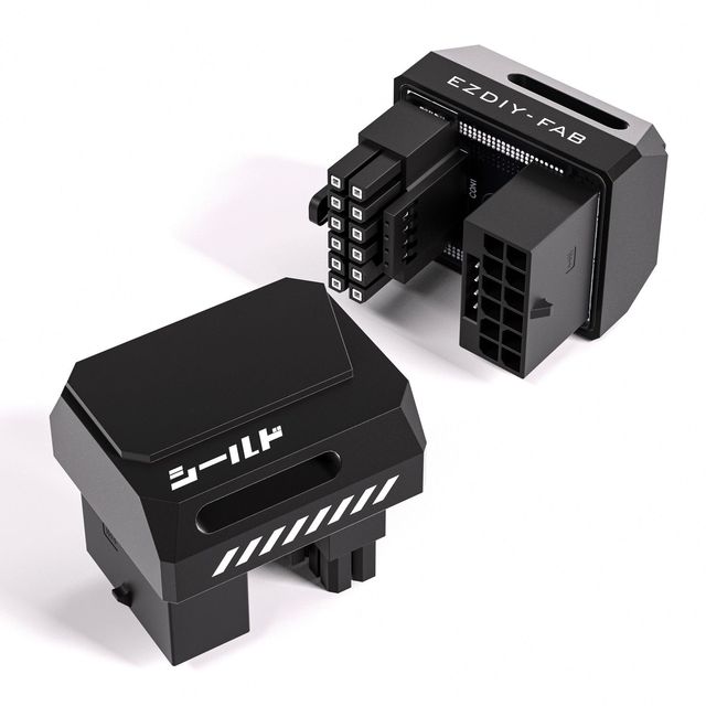 upHere PCIe 5.0 12VHPWR GPU Adapter 180 Degree RVS 16Pin 600W ATX3.0 Reverse Connector for RTX4090 4080 4070Ti