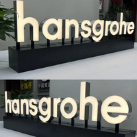 Letrero LED Personalizado con Letras de Canal Iluminadas Frontalmente, Resistente a la Intemperie, para Montaje en Pared, Letreros LED para Tiendas, Señalización Exterior para Negocios