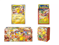 Vente en gros de boîtes cadeaux de cartes Pokémon PTCG japonaises - Hiroshima Tohoku Fukuoka Pika Chu édition spéciale coins carrés durables