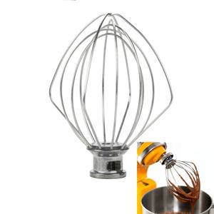 K45WW Látigo <span class=keywords><strong>de</strong></span> alambre compatible con 5Qt Stand Mixer Reemplazo para agitador <span class=keywords><strong>de</strong></span> crema <span class=keywords><strong>de</strong></span> huevo Harina Cake Mixer Accesorios - Product Image 2