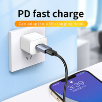Adaptateur convertisseur USB Type-C femelle vers USB3.0 femelle Jasoz, adaptateur OTG, 18W, 480 Mbps, charge rapide pour téléphone portable, ordinateur portable