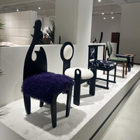 Chaise de salle à manger rétro française en bois de frêne, design pliable, accoudoirs, revêtement en tissu - Meuble en bois massif pour usage scolaire