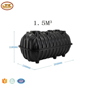 Tanque Séptico de Plástico PP para Tratamiento de Aguas Residuales de Inodoros Subterráneos, Larga Vida Útil, Capacidad de 0.6-2.5cbm, Ósmosis Inversa de 500L/Hora - Product Image 4