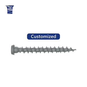 Structural Timber Screw Stainless Steel M5 - M10 40 - 400mm Pan Head and Twisted Thread Industrial <b>Fastener</b> - Product Image 1