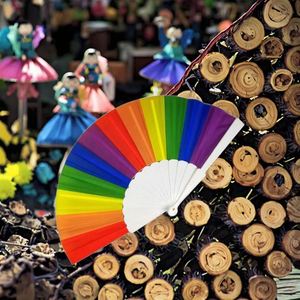 Abanico Plegable de Plástico Español de 23 cm con Logotipo Personalizado, Estilo Tradicional Pintado para Bodas, Fiestas y Promociones - Product Image 3