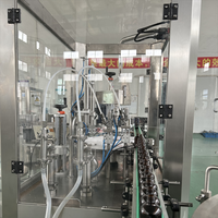 Remplisseuse d'huile épaisse monobloc Capsuleuse à piston pour liquide visqueux Machine de remplissage et de bouchage pour ligne d'emballage