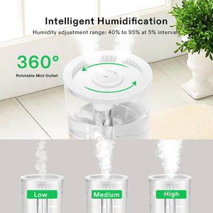 Electric 3L Ultrasonic Outdoor Water <b>Humidifier</b> Home Mute Bedroom Large Capacity Pregnant Women Baby Air Purification 1 Year - Product Image 4