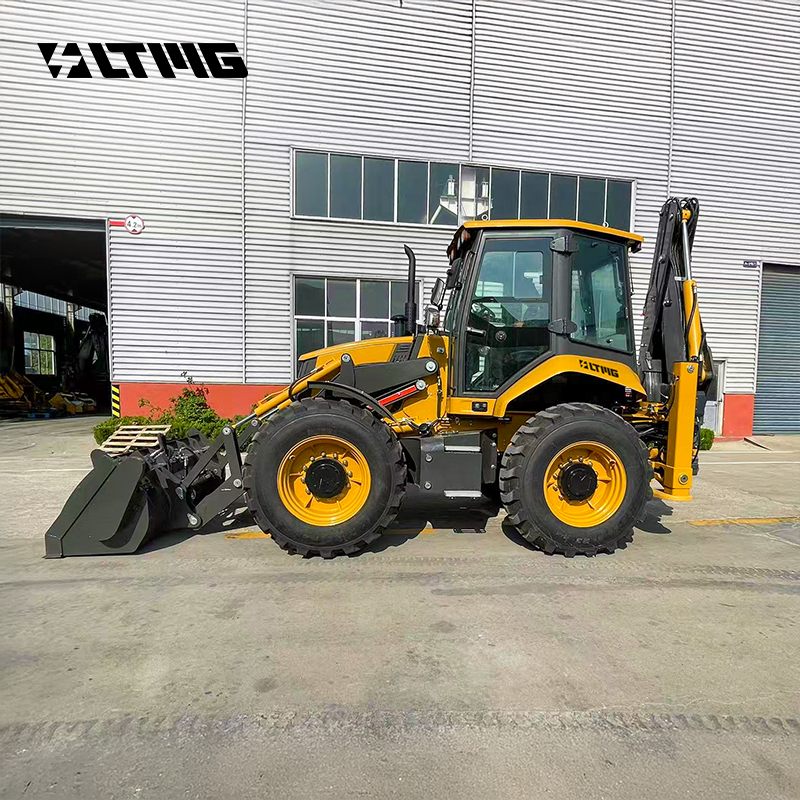 LTMG BLT388H 2,5 тонный экскаватор-погрузчик 4*4 колесный фронтальный погрузчик экскаватор-трактор с ковшовым смесителем
