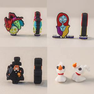 Productos exclusivos Cuentas focales de silicona 3D Monstruo de tres caras para niños Pesadilla antes de Navidad Personajes de dibujos animados Cuentas DIY - Product Image 2