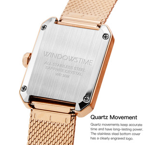 <span class=keywords><strong>Montre</strong></span> en or OEM, <span class=keywords><strong>montre</strong></span> fine pour poignet, <span class=keywords><strong>montre</strong></span> de luxe pour femme, cadran carré, <span class=keywords><strong>montre</strong></span> à quartz pour femmes, design classique de luxe - Product Image 4