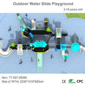 Aire de jeux aquatiques extérieure personnalisée pour <span class=keywords><strong>parc</strong></span> <span class=keywords><strong>aquatique</strong></span>, station touristique, <span class=keywords><strong>camping</strong></span>, équipement de jeux aquatiques en fibre de verre, pompe en option - Product Image 3