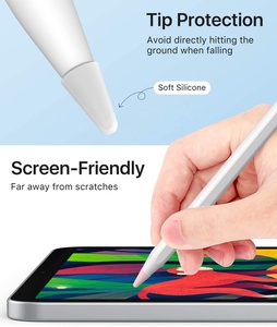 <span class=keywords><strong>MoKo</strong></span> ISO BSCI Factory Outlet Étui de protection léger en silicone multicolore Lot de 10 étuis à crayons pour Apple <span class=keywords><strong>Pencil</strong></span> 1st 2nd Gen - Product Image 2