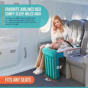 Tùy chỉnh <span class=keywords><strong>Inflatable</strong></span> <span class=keywords><strong>Toddler</strong></span> máy bay giường <span class=keywords><strong>Inflatable</strong></span> máy bay giường cho bé thổi lên trẻ em đi du lịch giường với hộ Lan Tôn sóng - Product Image 4