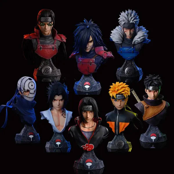 Tượng Đồ Chơi Mô Hình Nhân Vật Hoạt Hình Nhật Bản 16Cm/6.3in Naruot Sasuke Madara Obito, Bộ Sưu Tập, Tượng Nhỏ