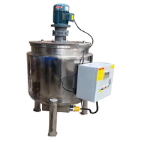 DZJX RVS Homogenisator Mengtank voor Chemicaliën en Voedselverwerking 200L Multifunctioneel Verwarmd Aangepaste Spanning