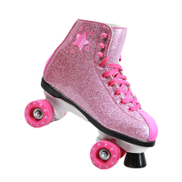 Chaussures de roller stylées et personnalisées non réglables pour jeunes, femmes, filles, enfants et garçons de 6 ans et plus