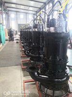 Pompes à lisier série WQ pompe à boue de drague de sable d'égout submersible sans obstruction 50kw pompe submersible pompe centrifuge électrique OEM 20m