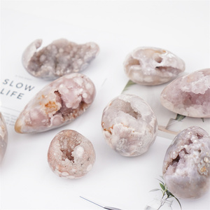 Vente en gros : Pierre précieuse naturelle <span class=keywords><strong>de</strong></span> guérison, cristal <span class=keywords><strong>de</strong></span> <span class=keywords><strong>quartz</strong></span> géode, boule <span class=keywords><strong>de</strong></span> druse, œuf <span class=keywords><strong>de</strong></span> druse en améthyste <span class=keywords><strong>rose</strong></span> pour la décoration et l'artisanat - Product Image 2