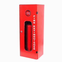 Armoire à extincteur à porte simple, armoire de sécurité incendie, armoire de lutte contre l'incendie avec clé à briser le verre